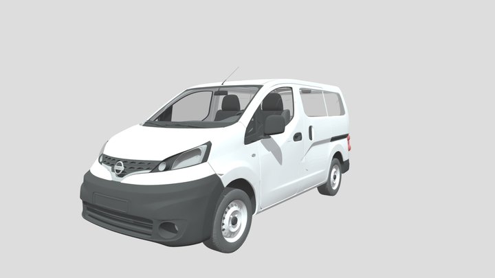 2011 Nissan NV200 Passenger SV – Modèle 3D gratuit STL