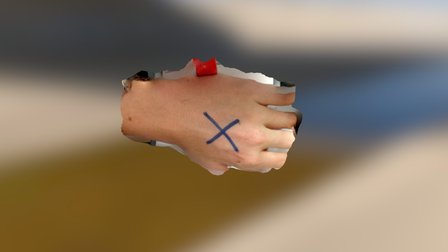 Paul hand left 2 3D Model
