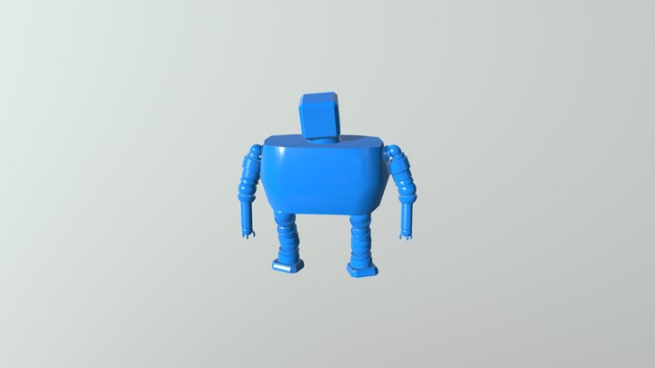 Robot with Basic Animation for 322 3D Model