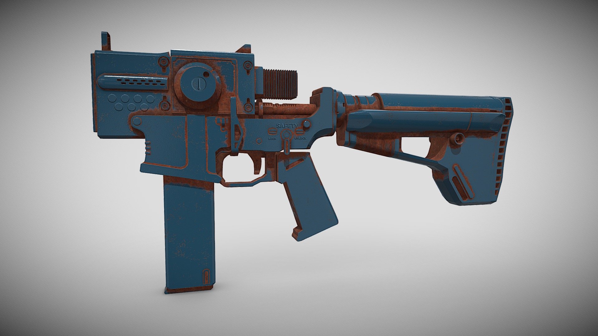 Bruce Yu Gun 1 - 3D model by navarro.tenyo [82f9c47] - Sketchfab