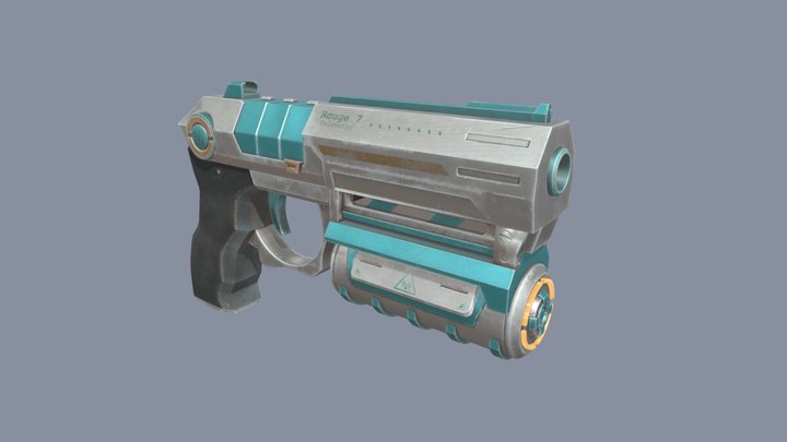 Rouge Telemetry Pistol 3D Model