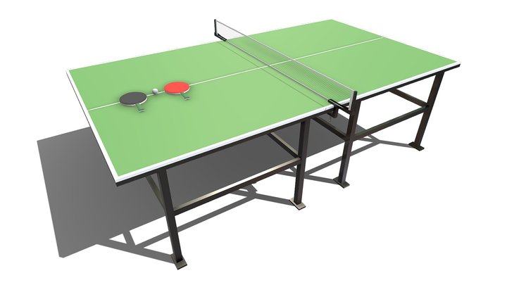 Table Tennis 3D Model