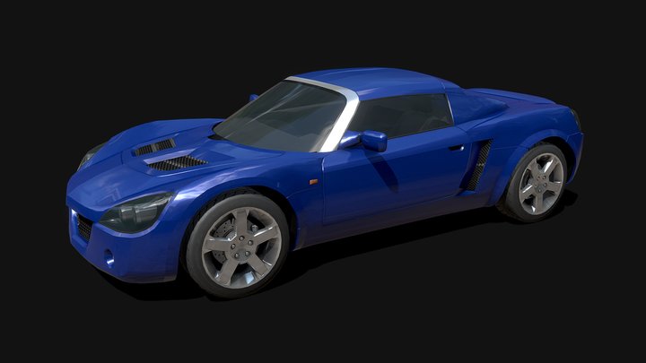 Roadster '00 - Low poly model