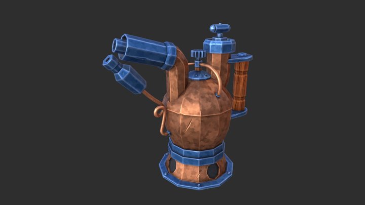 gas burner 3D Model