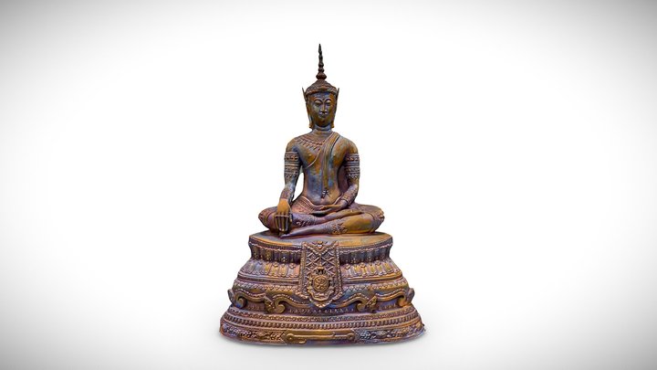 Army Buddha image - พระพุทธเมตตาเสนานาถ 3D Model