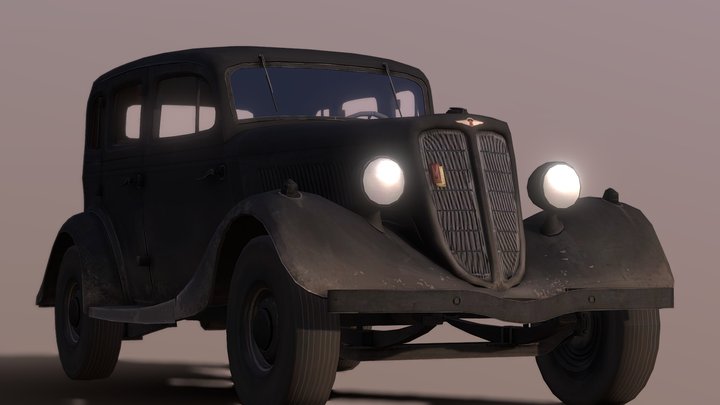 GAZ M1 EMKA 3D Model