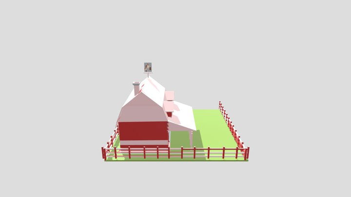 celeiro decadente 3D Model