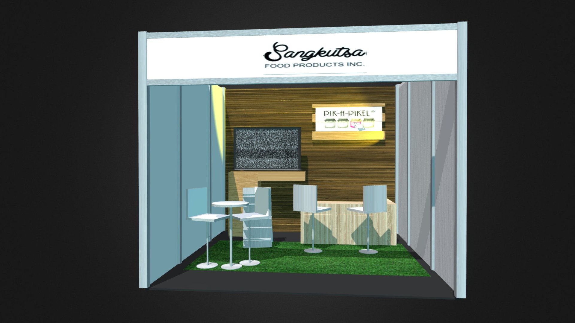 Sangkutsa Shell booth design 2