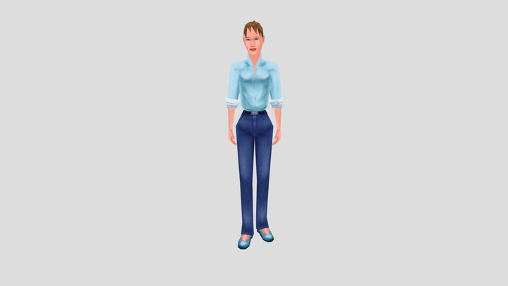 Melanie Turner 3D Model