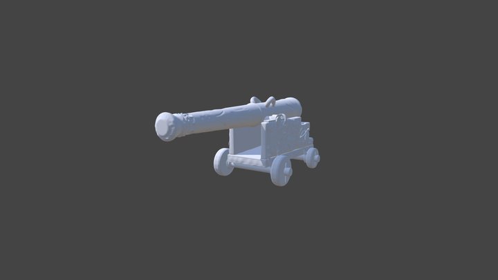 Cannon Sculpt 3D Model