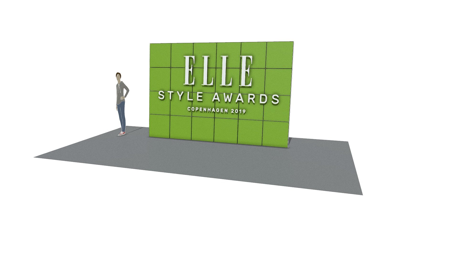 elle style awards 3D model by [82ff8b9] Sketchfab