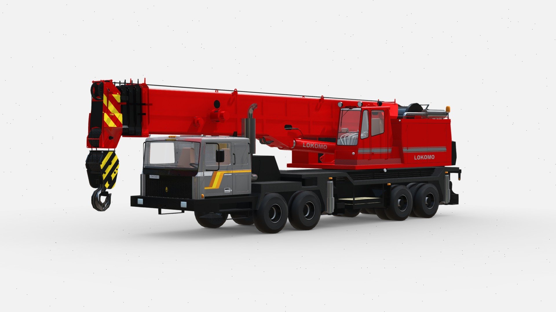 3d Model Mobile Crane - Buy Royalty Free 3D Model By Zizian [82ff98d ...