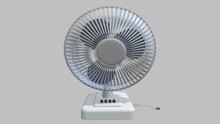 Desk Fan- Prop Work 3D Model