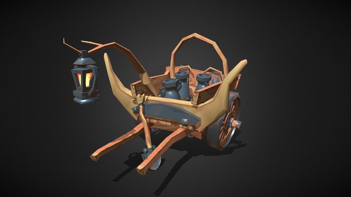 [Student Work] Crooked Milk Cart 3D Model