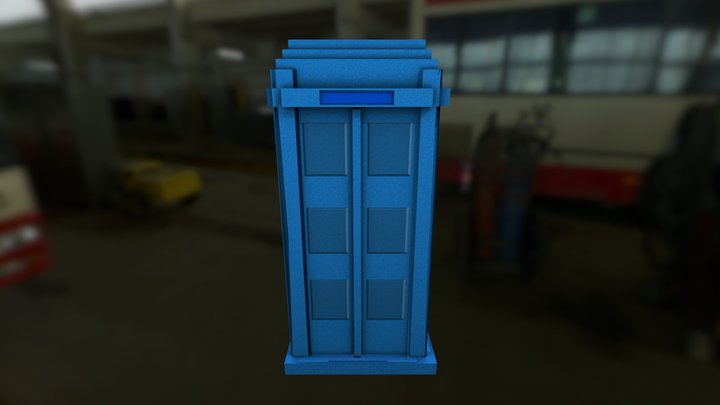 Policebox 3D Model
