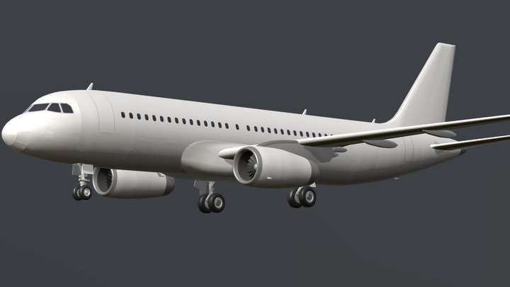 AIRBUS A320-200 3D Model