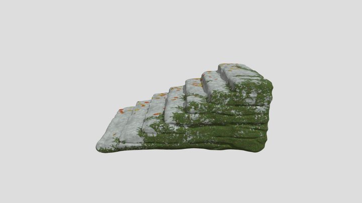 Old Stairs 3D Model