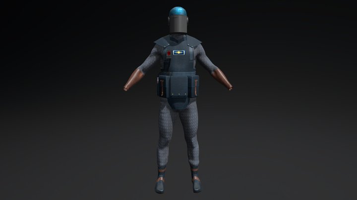 Fallout Vault-Tec Security Armor 3D Model