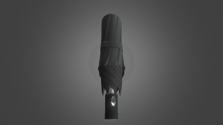 Umbrella closed 3D Model
