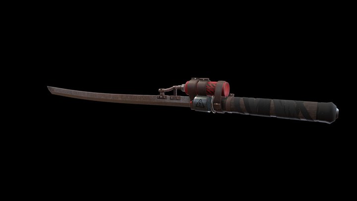 Modified Katana 3D Model