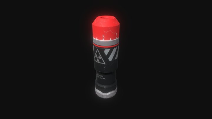 Grenade 2 single 3D Model