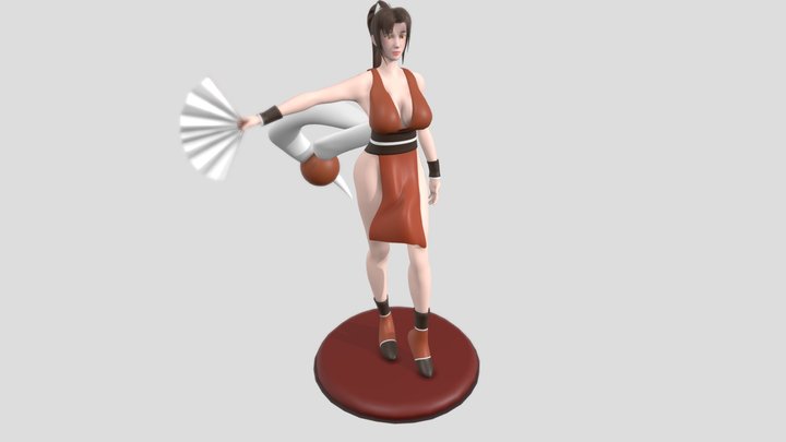 Mai Shiranui 3D Model