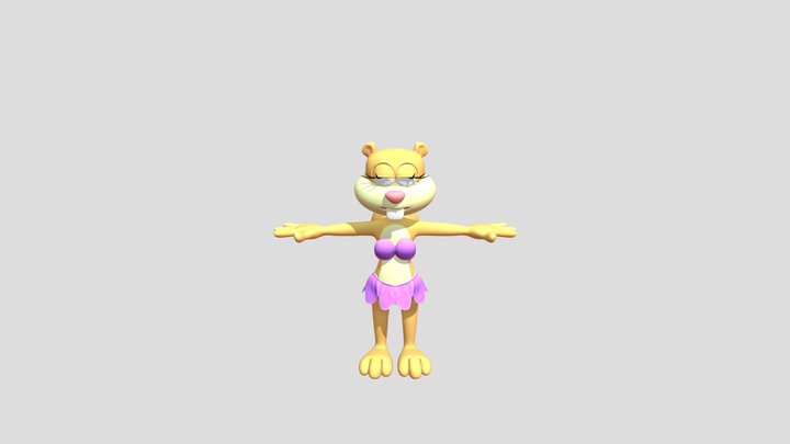 Sandy Cheeks 3D Model