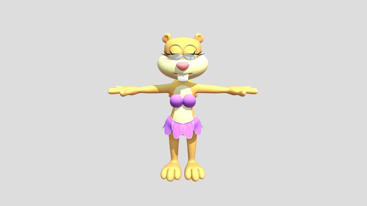 Sandy Cheeks 3D Model