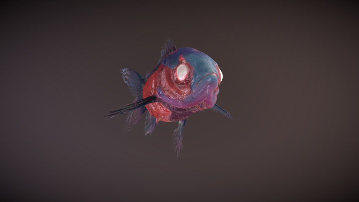 Undead Fish 3D Model