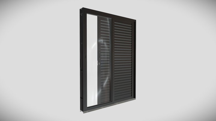 Porta Balcao Lateral sem Travessa 3F Móveis - LA 3D Model