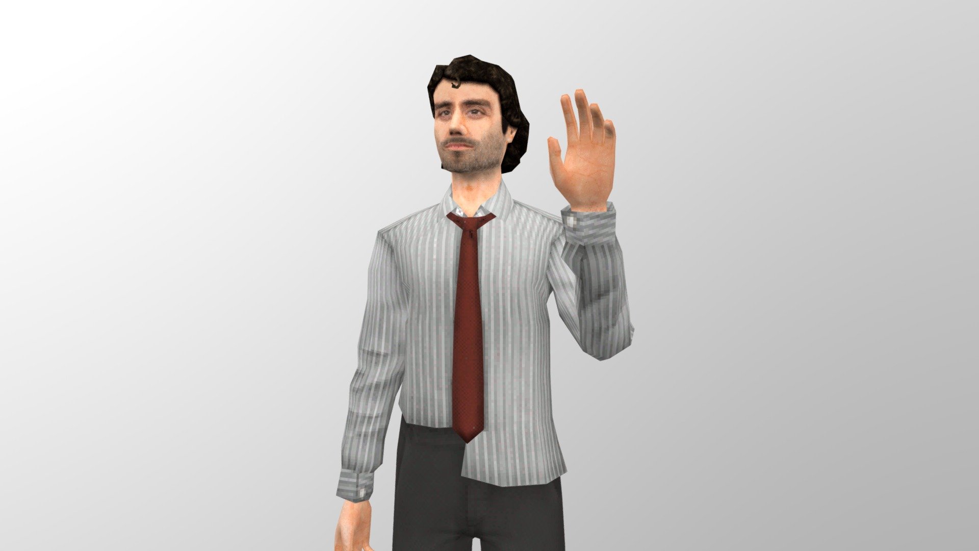 Office guy - PS1 Style Character (Commission) - 3D model by knivblad43 ...