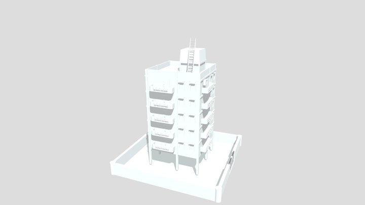 Building (without material) 3D Model