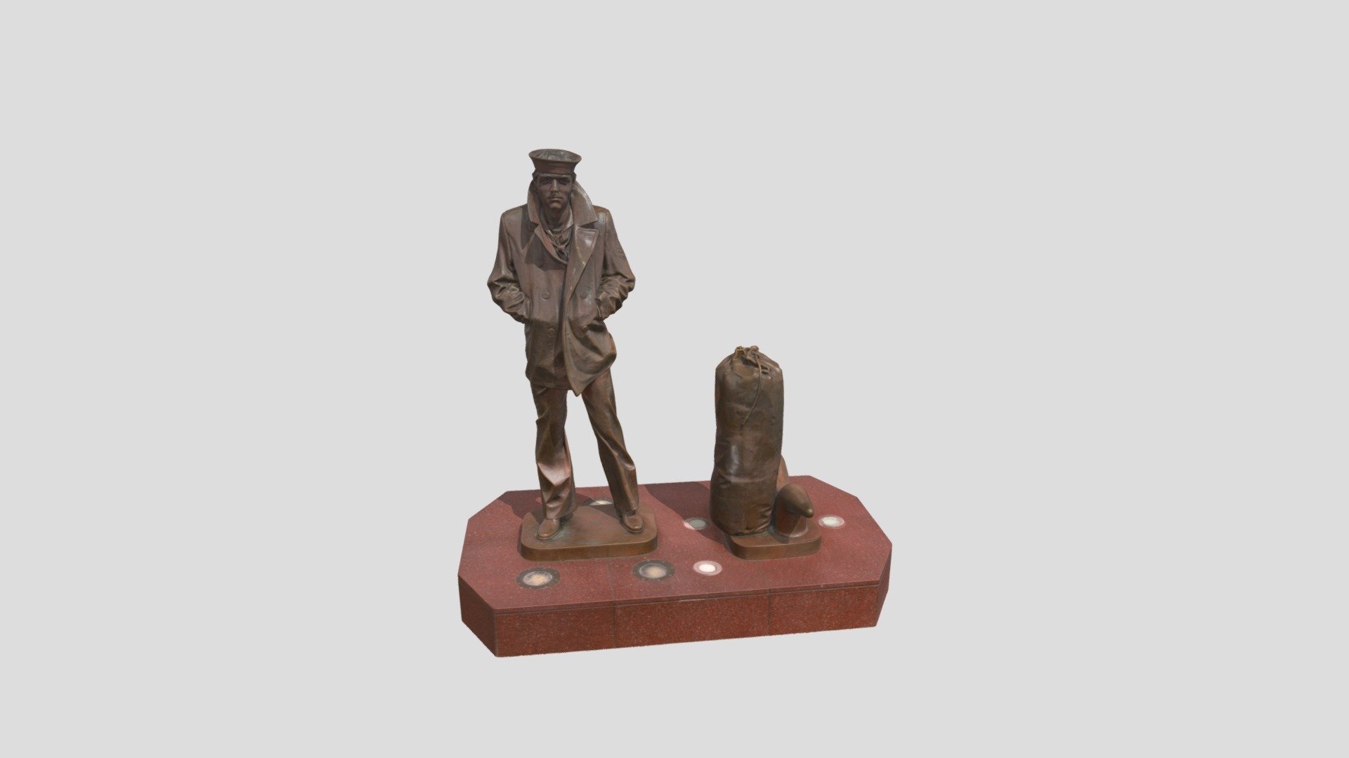 Lone sailor memorial