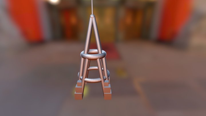 Eiffel Tower 3D Model