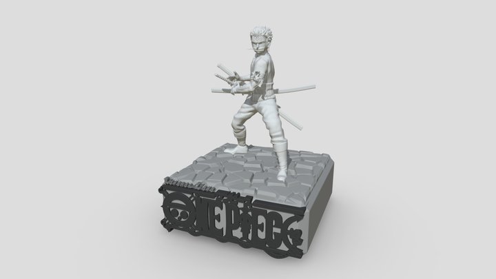 Roronoa Zoro one piece  - 3D printable 3D Model