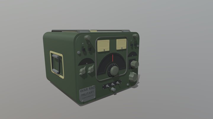 Military Radio 3D Model