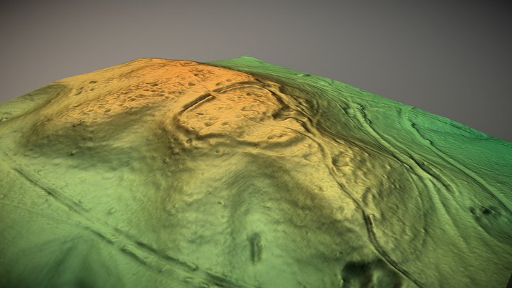 Roddenbury Hill, Somerset (UK) – Kostenloses 3D-Modell STL