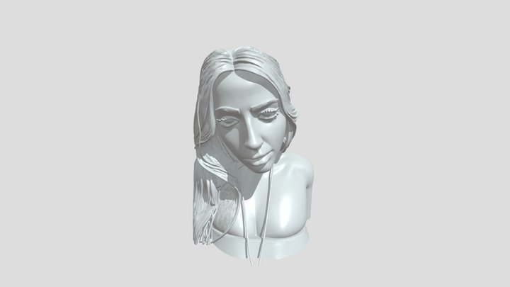 Person with tattoos and piercings 3D Model