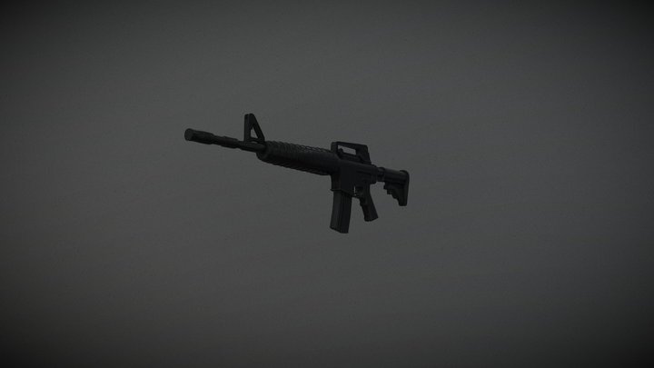 m4a1 3D Model