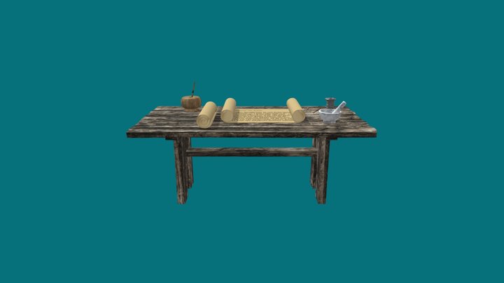 Ancient Instruments of Writing 3D Model