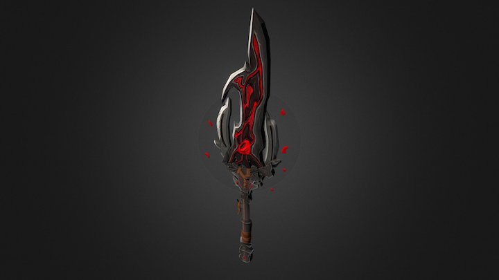 Game Art Weapon 3D Model