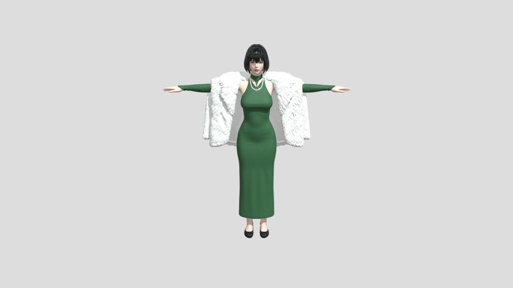 Emerald Elegance 3D Model