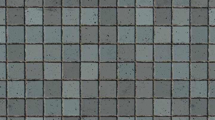 Small Asylum Tiles 3D Model