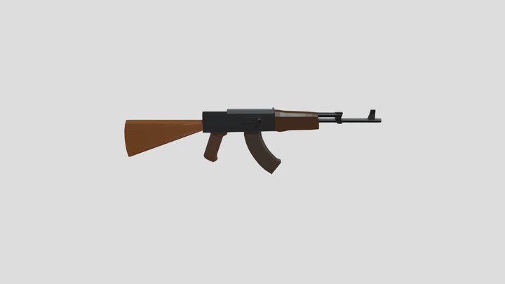 AK-47 by nammq 3D Model