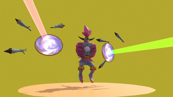 Unbound Hoopa 3D Model