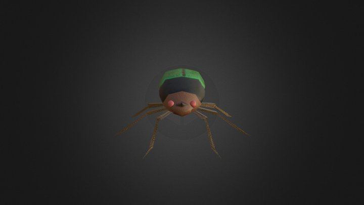 Painted Bug 3D Model