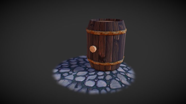 Barril/Barrel 3D Model