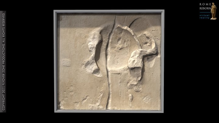 3D rendering of Metope East 03 (Parthenon)