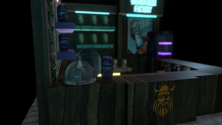 Stand_VikingaBeerFactory 3D Model