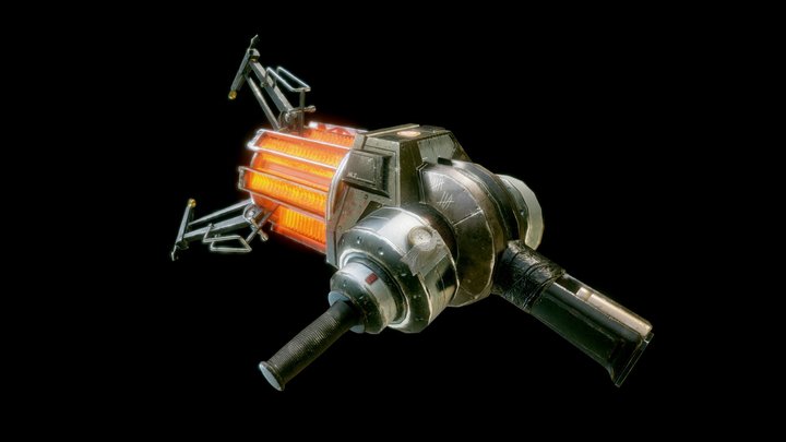 Half Life 2 Gravity gun 3D Model